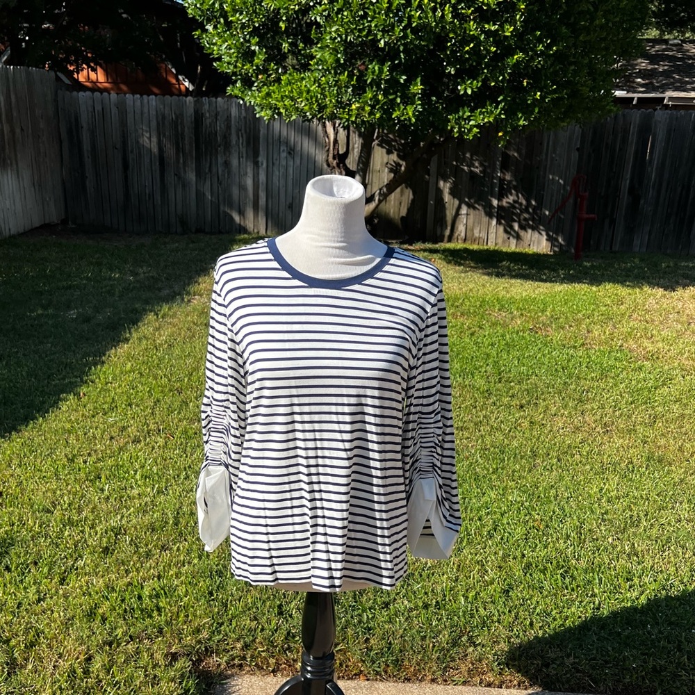 Brand New With Tags Kobi Halperin Long Sleeve Blouse Size L